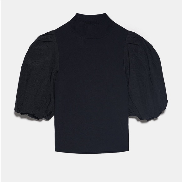 Zara combination knit top - Picture 8 of 8